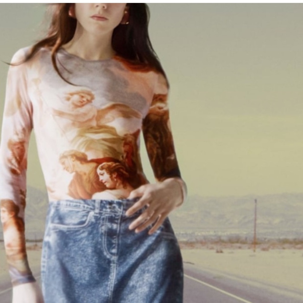 Zara Artistic Print giordano. Luca Bodysuit - Multicolor,